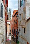 Cityscapes with Gothic Cathedral in Burgos, Spain