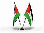 Miniature Flag of Palestine  (Isolated with clipping path)