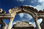 The Temple of Hadrian, ruins of Ephesus, Turkey