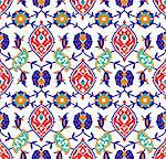 Vector of Traditional Islamic flower Pattern on white