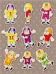 football player stickers