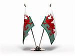 Miniature Flag of Wales (Isolated with clipping path)