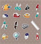 doodle stationery stickers