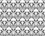 Illustration of abstract seamless black and grey ornament