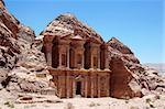 Scenery of the famous ancient site of Petra in Jordan