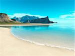 An image of a beach scenery background