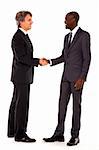 businessmen shaking hands