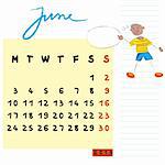 june 2013, calendar design with the communicator student profile for international schools