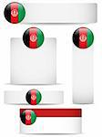 Vector - Afghanistan Country Set of Banners