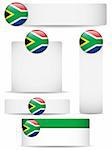Vector - South Africa Country Set of Banners