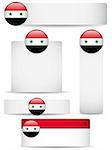 Vector - Syria Country Set of Banners