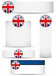 Vector - United Kingdom Country Set of Banners
