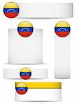 Vector - Venezuela Country Set of Banners