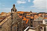 View of Dubrovnik Rooftops from the City Walls, Croatia