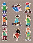 hip hop boy stickers