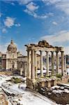 The Roman Forum is the oldest part of the city of Rome, Italy.