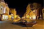 Street in the Center of Samara at Night, Russia