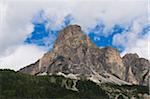 Passo Gardena et groupe du Sella, Corvara, Val Gardena, Tyrol du Sud, du Trentin Haut-Adige, Italie