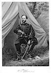 1800s 1860s SEATED PORTRAIT WILLIAM TECUMSEH SHERMAN UNION GENERAL DURING AMERICAN CIVIL WAR