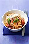 Spaghetti with tomato sauce