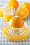 Squeezing Fresh Orange Juice