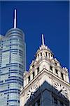 Wrigley Building et Trump Tower, Chicago, Illinois, USA