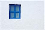 Blue Window of Church, Oia, Santorini Island, Cyclades Islands, Greek Islands, Greece