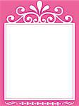 pink letter paper bank. Vector art in Adobe Illustrator 8 (.ai) format