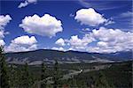 Clouds and Mountains in Colorado, U.S.A.