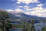 Lake and mountains in Colorado, U.S.A.