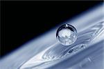 Close up, water droplet