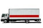 Truck - isolated over white background including clipping path