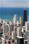 Chicago downtown seen from top floor of Sears Tower (Skydeck). Canon 20D