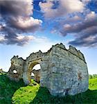 At the end of the 15th century the Pnivsky  castle was built by the noble Kuropat family. near Nadvirna ( Ukraine )