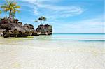 Beautiful beach in Boracay, Philippines