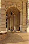 Archway of Old Opera House, Frankfurt am Main, Hesse, Germany