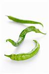 Three green chillies