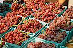 Organic Red Grapes at Farmer's Market