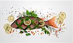 Rose bream: bream wrapped in salmon