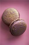 Two Passion Fruit Macaroons