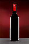 Red Wine Bottle with Screw Cap