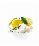 Goat cheese, thyme and lemons