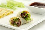 Beef rolls with spring onions (Thailand)