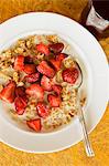 Muesli with strawberries