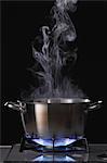 Smoke Emitting From Cooking Pot