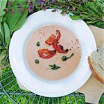 Bowl of butternut squash soup