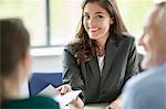 Business executives having a meeting in an office