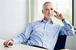 Businessman sitting in an office