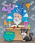 Alchemist theme image 2 - vector illustration.