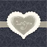 Wedding card template, vector eps10